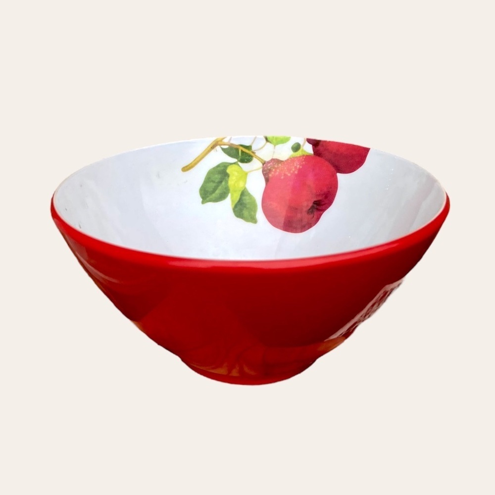 Cynthia Rowley Whim Red Melamine Fruit Bowl